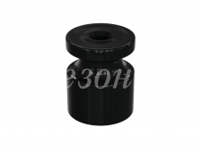 Изолятор ретро пластиковый для наружного монтажа витой электропроводки, D20х24мм, черный, ТМ МЕЗОНИНЪ (10 шт /уп)