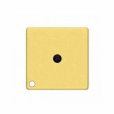 ДвухполюсныйПоворотный выключатель 25А 250В, без подсветки, bright gold, FEDE, FD03160-OB