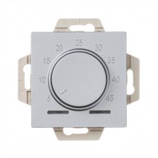 Термостат тепл. пола,10 A,в сборе,АЛЮМ., Schneider Electric, ATLASDESIGN